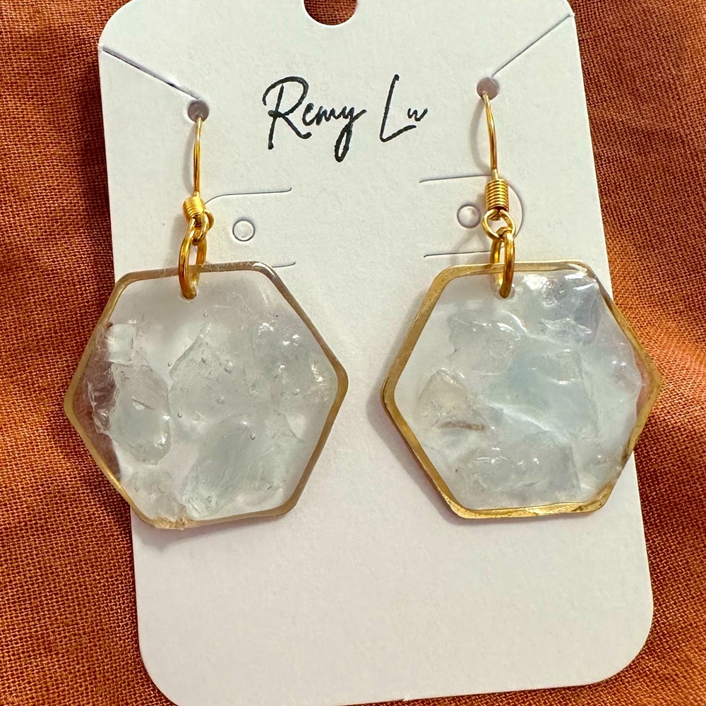 Celestite Healing Crystal handmade earrings